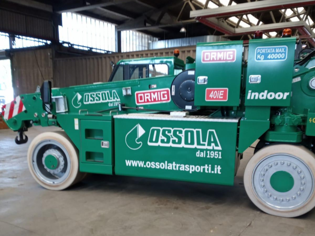 Ossola Trasporti, carrelli elevatori industriali